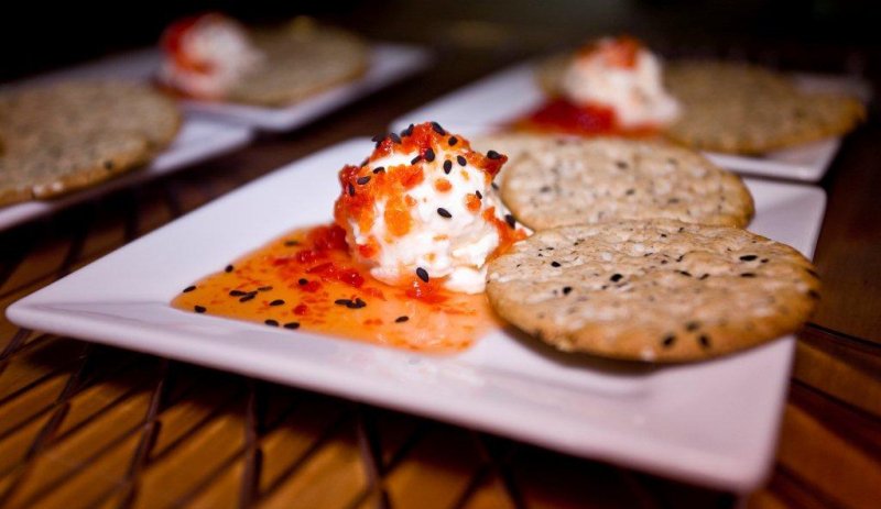 Bearcreek Pepper Jelly Appetizer.